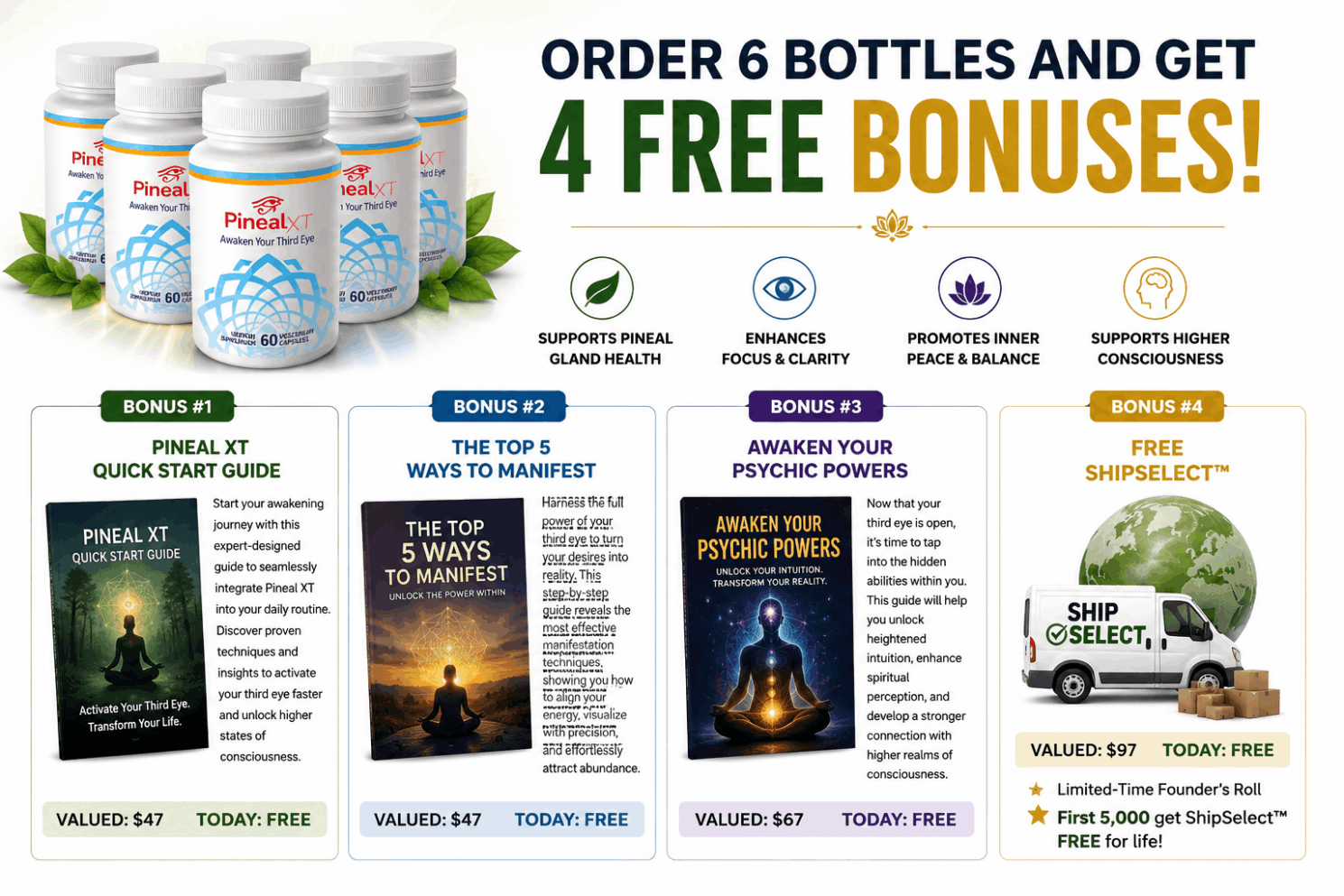 pineal xt bonuses 