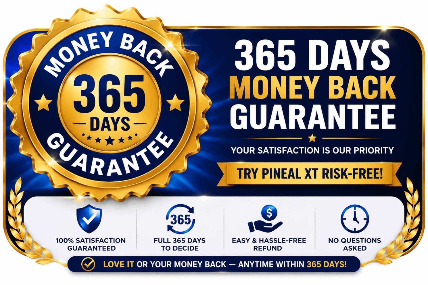 pineal xt 365 day money back garenti